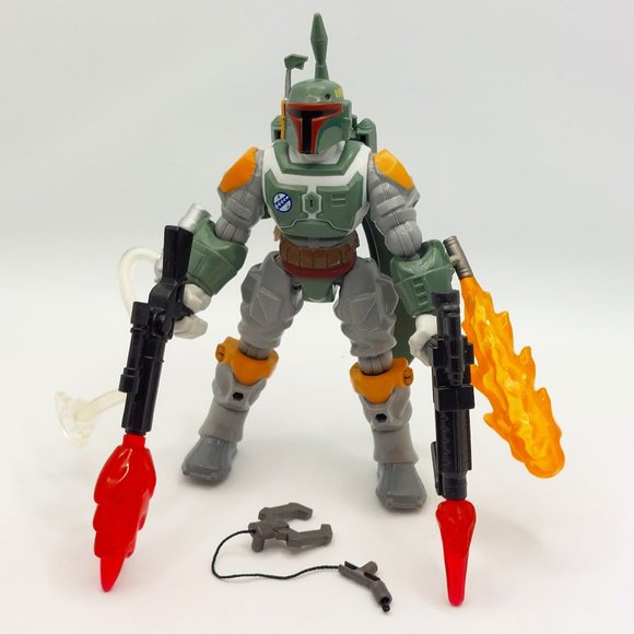 Hero Mashers - Star wars Boba Fett Mostly Complete Loose Figure Hasbro Disney - Picture 1 of 3